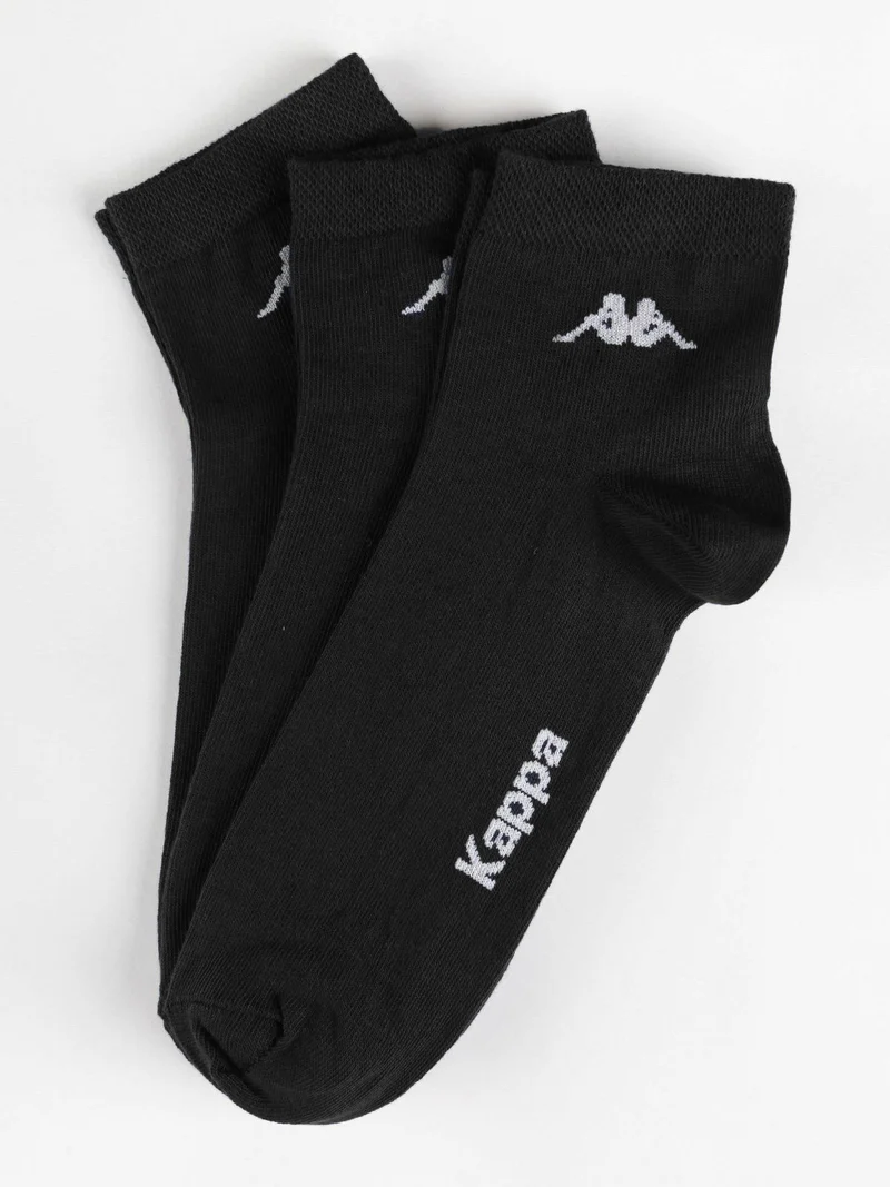 Calze corte in cotone jersey - nero