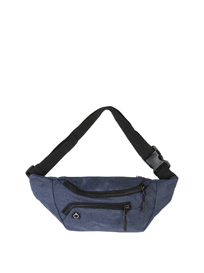 Marsupio in tessuto - blu
