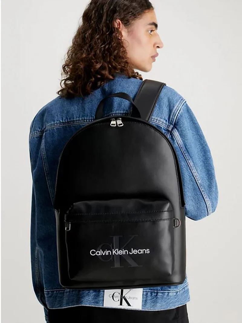 Monogram Soft Campus Bp40 Zaino unisex nero