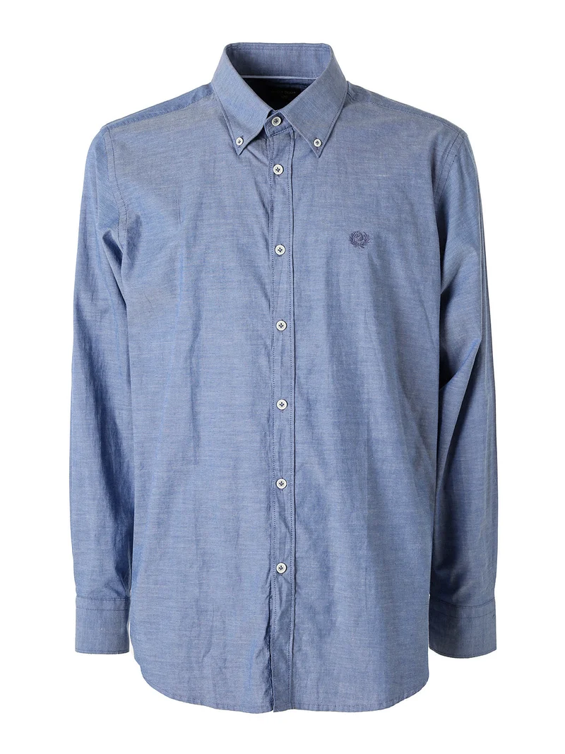 Camicia da uomo in cotone a maniche lunghe - avion