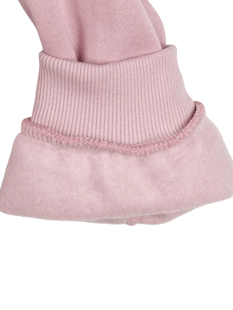 Completo 2 pezzi da bambina con felpa e pantalone - rosa