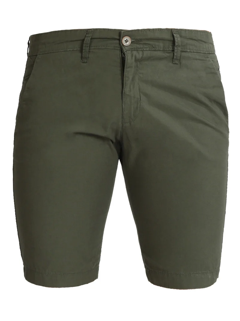 Bermuda da uomo in cotone - militare