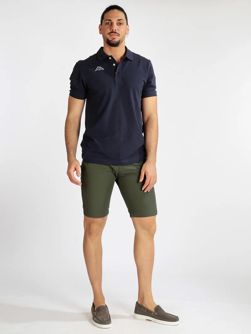 Bermuda da uomo in cotone - militare