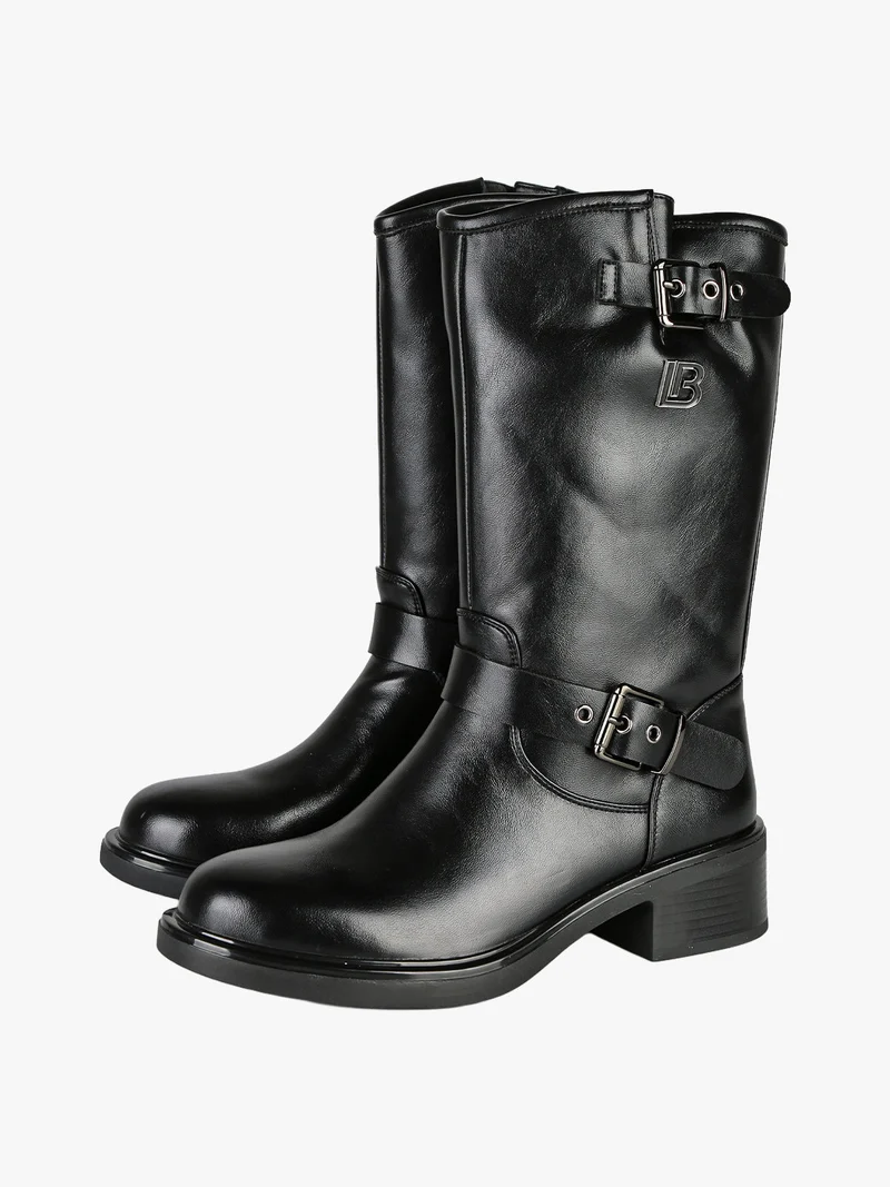 Stivaletti biker donna - nero