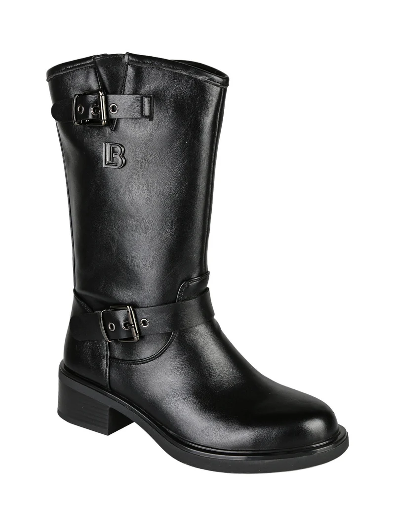 Stivaletti biker donna - nero