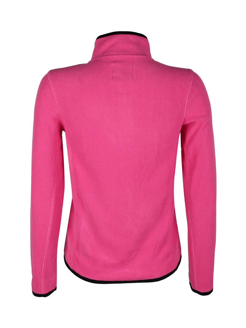 Felpa donna in pile full zip - anguria