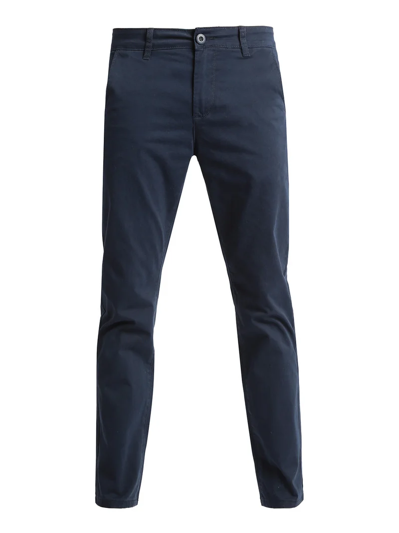 Pantaloni casual da uomo - blu scuro