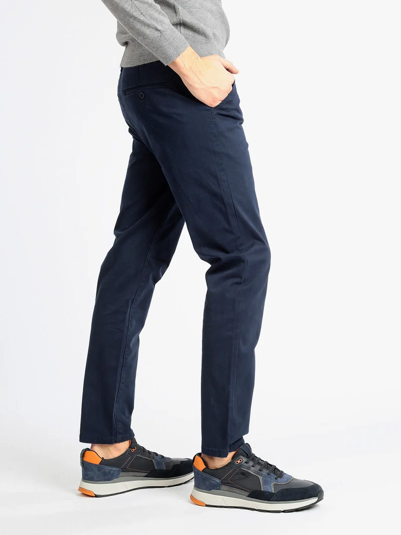 Pantaloni casual da uomo - blu scuro