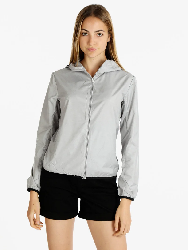 Giacca leggera donna antivento - grigio