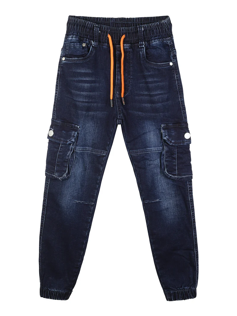 Jeans cargo da bambino con tasconi - jeans