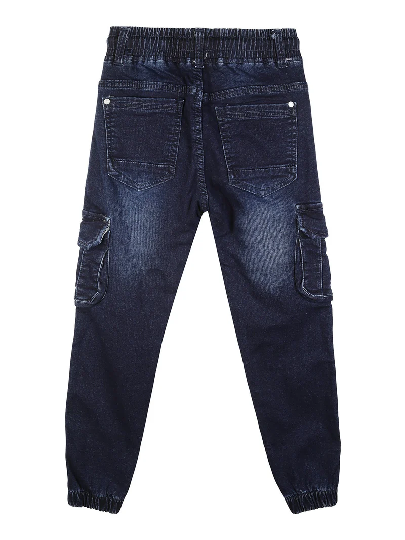 Jeans cargo da bambino con tasconi - jeans