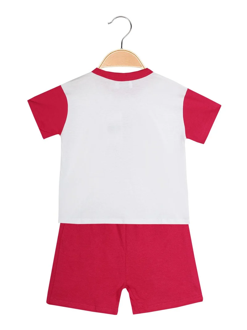 Pigiama corto neonata - bianco