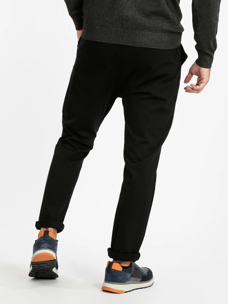 Pantaloni eleganti uomo - nero