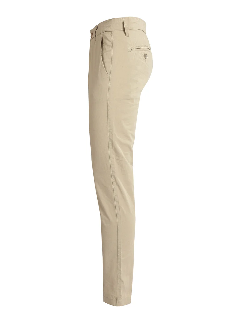 Pantaloni slim fit da uomo - beige