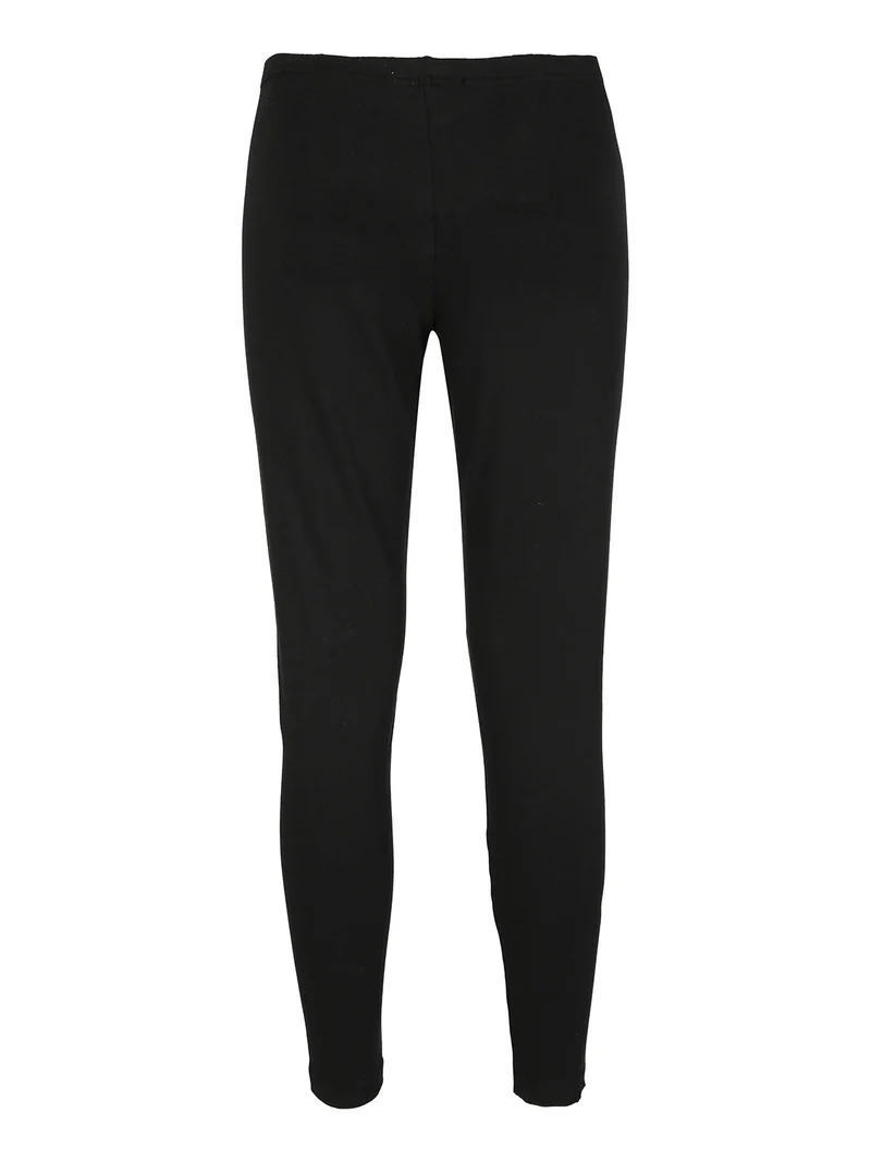 Leggings donna in cotone - nero