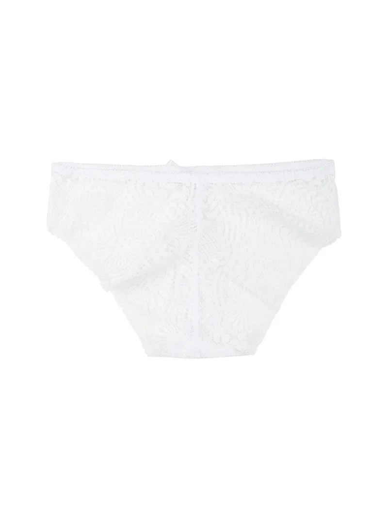 Slip da donna in pizzo - bianco
