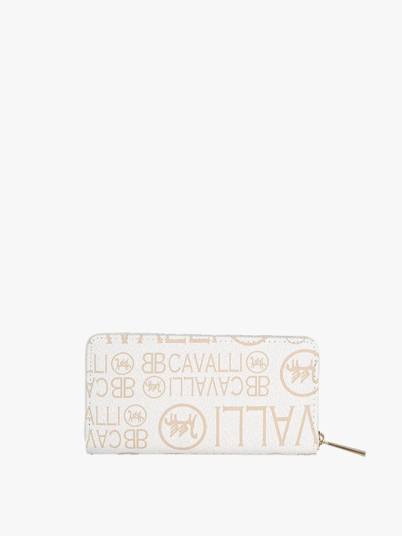 Portafoglio da donna con stampe - bianco