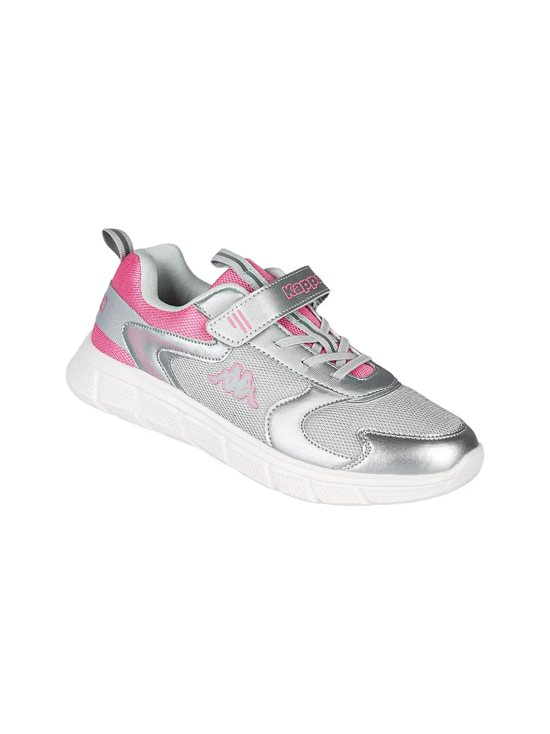 BREEZE Sneakers sportive da ragazza con cinturino a strappo - argento