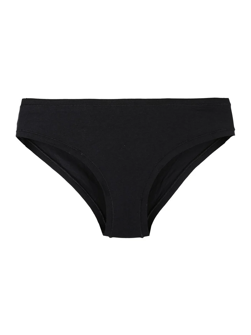 Slip donna in cotone 1445 - nero