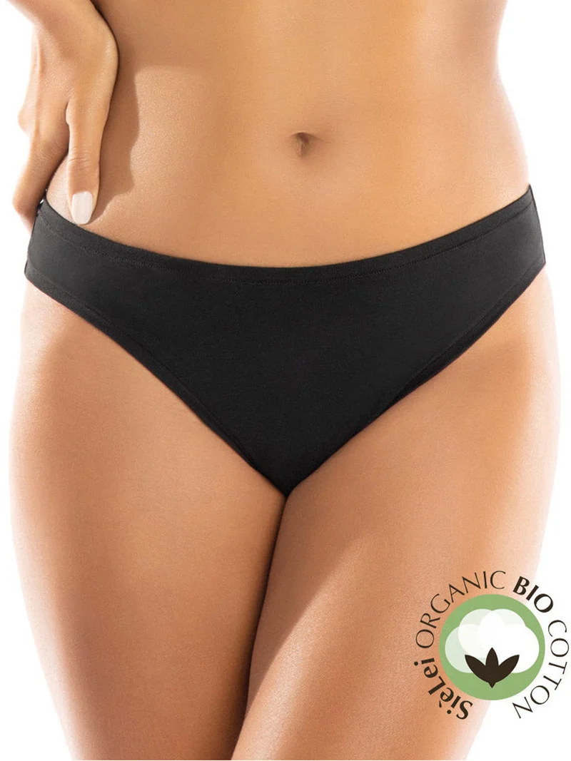 Slip donna in cotone 1445 - nero