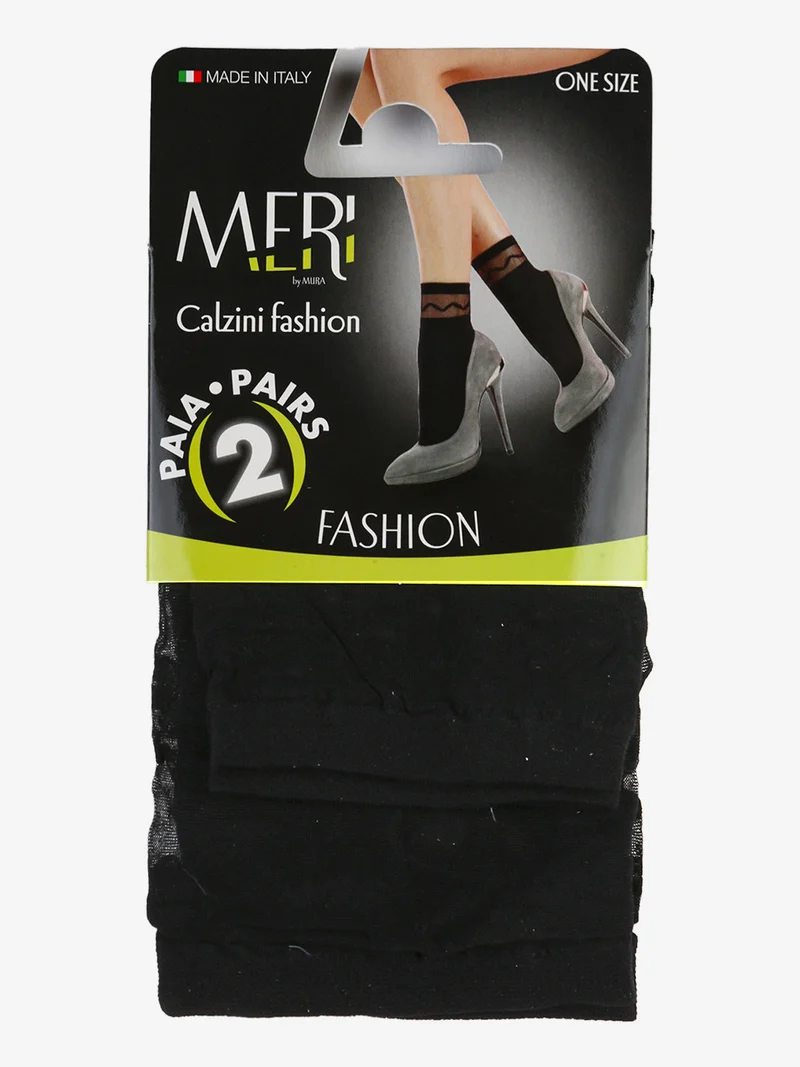 Confezione da 2 paia di calzini moda - nero
