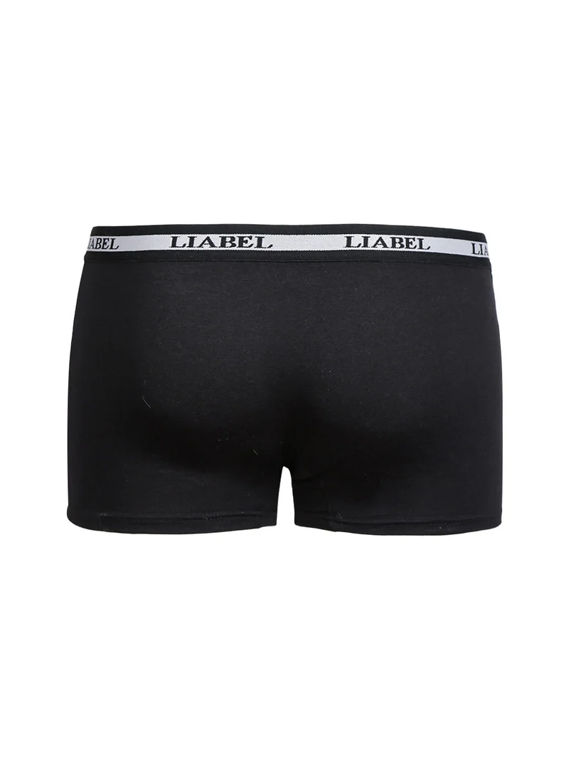 Boxer uomo in cotone elasticizzato - nero