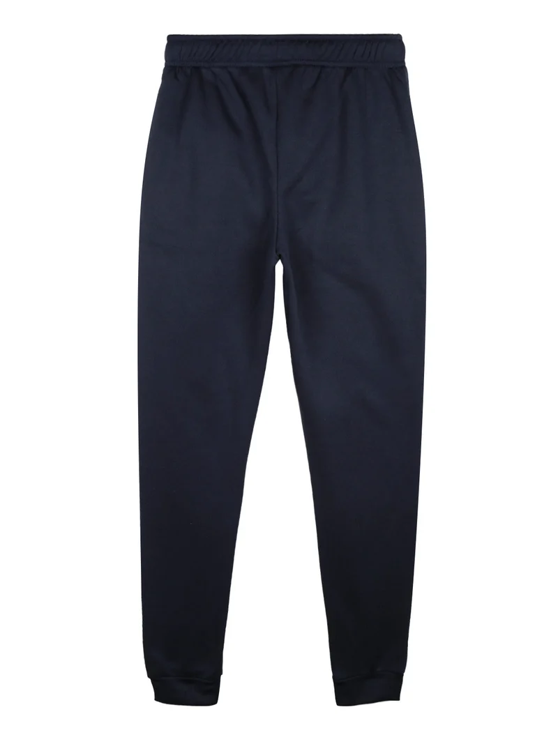 Pantaloni tuta da ragazzo felpati - blu scuro