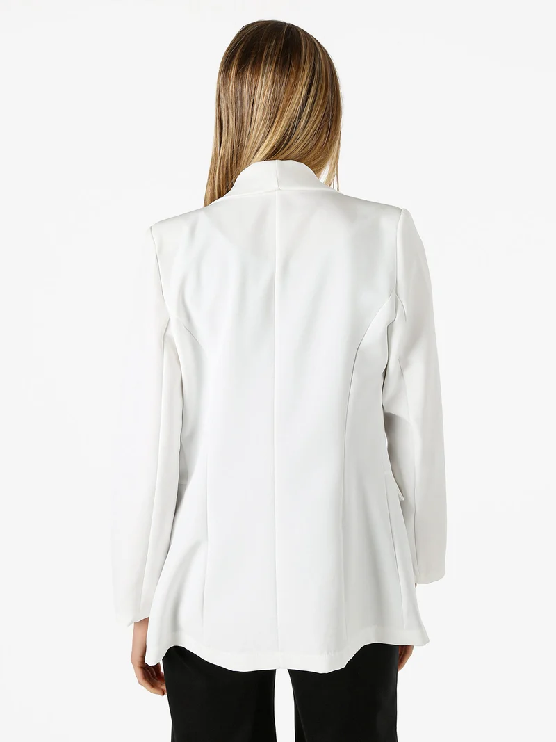 Blazer donna aperto - bianco