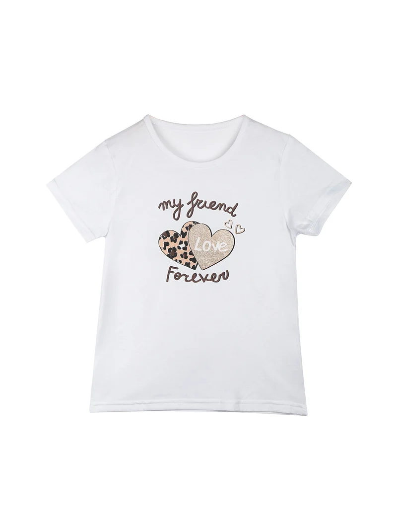 Completo tuta da bambina 3 pezzi con cappuccio e zip - bianco