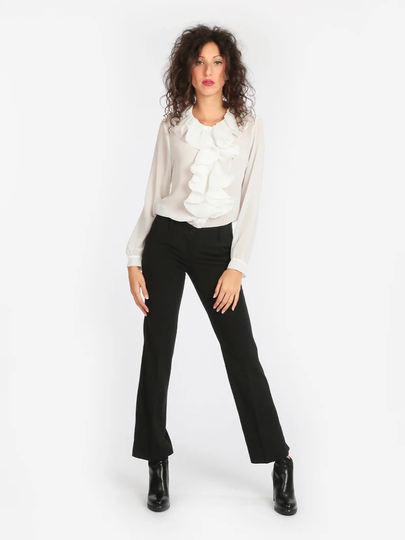Pantaloni classici da donna - nero
