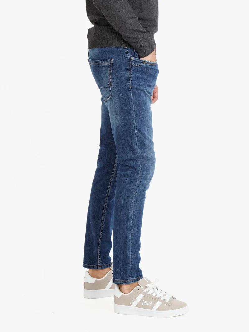 Jeans da uomo slim fit a vita bassa - jeans
