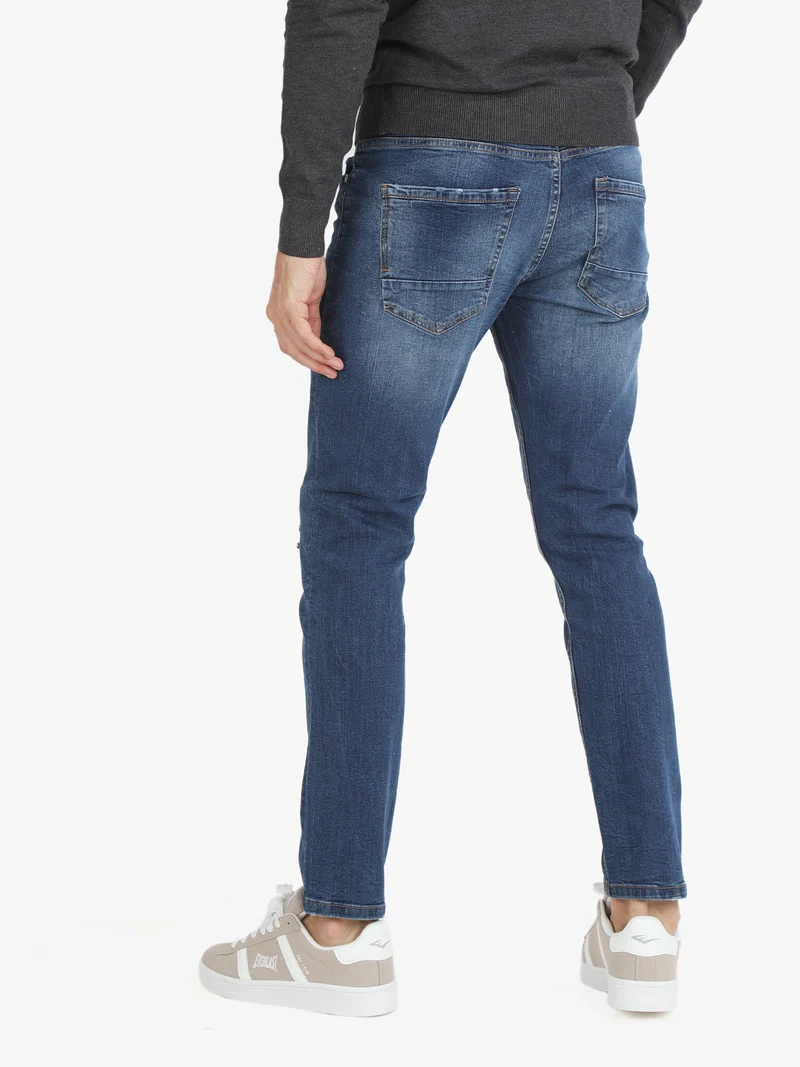 Jeans da uomo slim fit a vita bassa - jeans