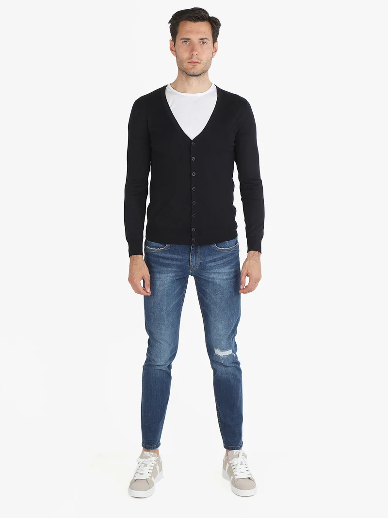 Jeans da uomo slim fit a vita bassa - jeans