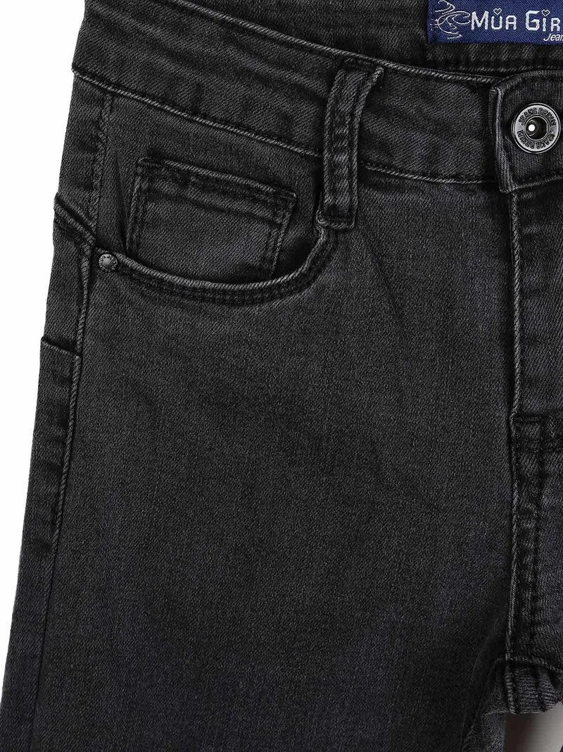 Jeans bimba skinny - grigio scuro