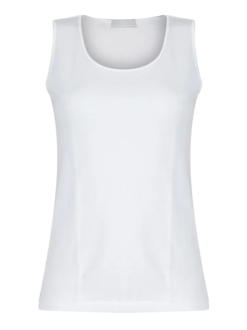 Canotta donna intima in caldo cotone - bianco