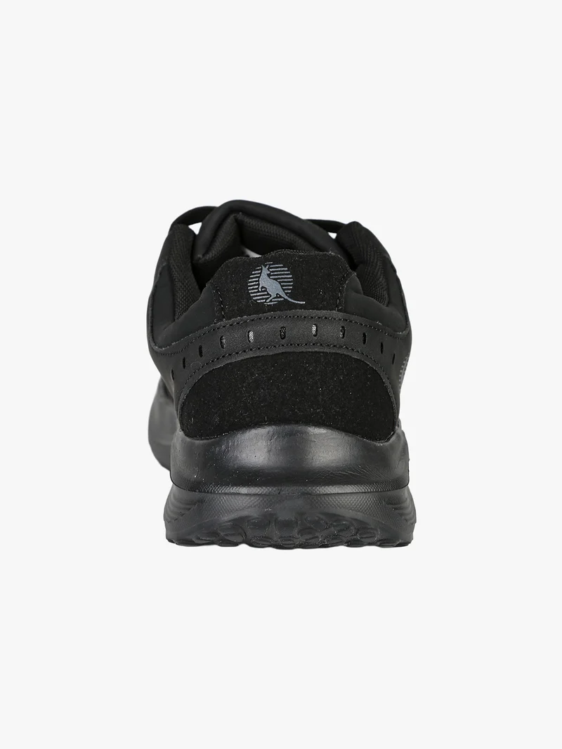 Sneakers sportive da uomo stringate - nero