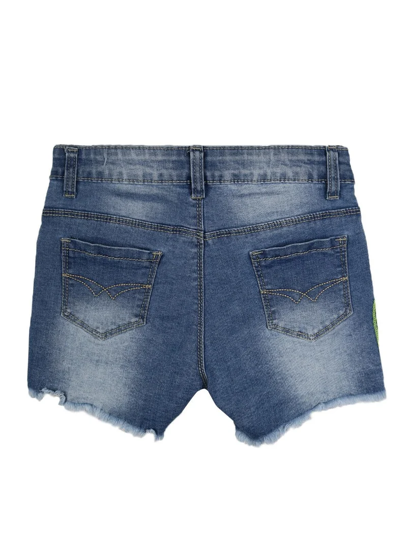Shorts con paillettes - jeans