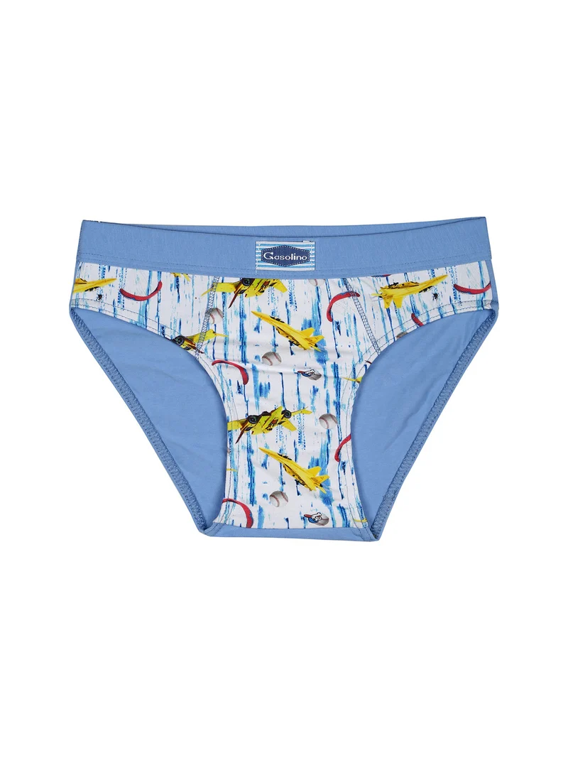 Slip da bambino in cotone - azzurro