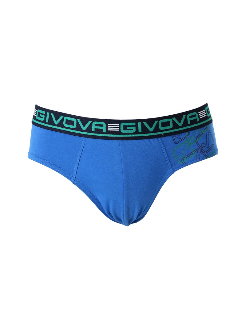 Slip da uomo in cotone bielastico - blu