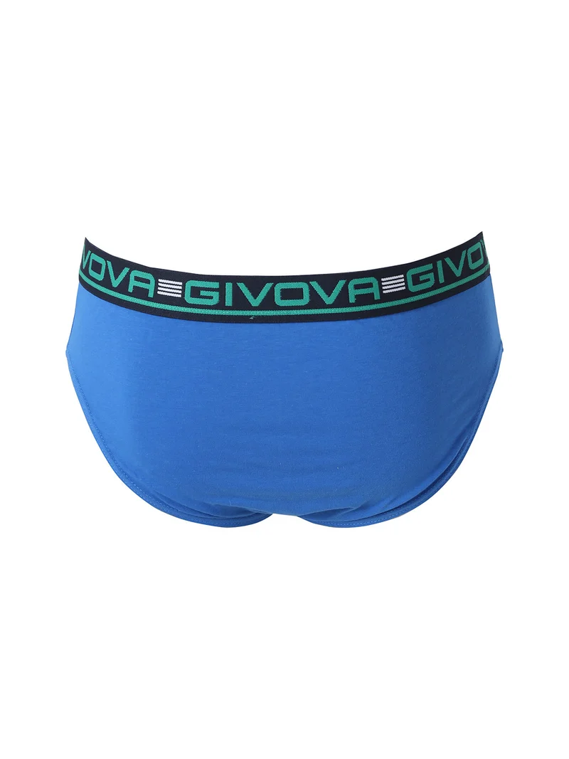 Slip da uomo in cotone bielastico - blu