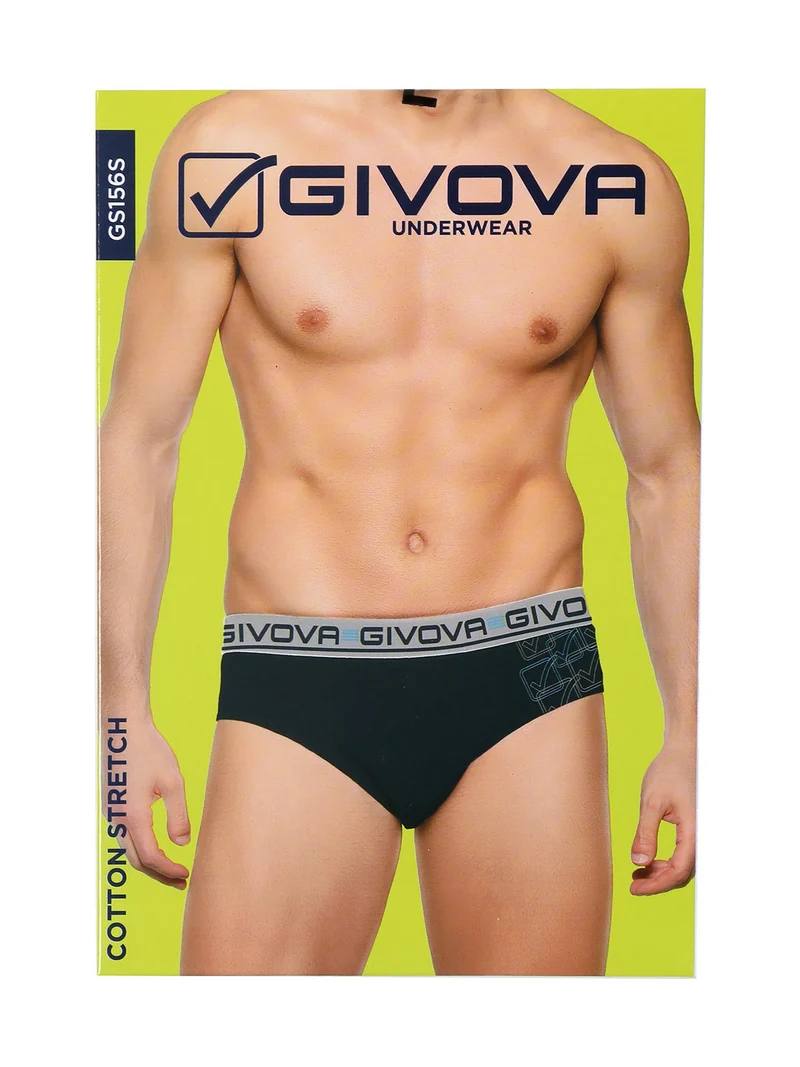 Slip da uomo in cotone bielastico - blu