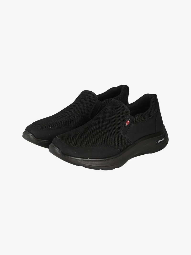 Scarpe slip on da uomo - nero
