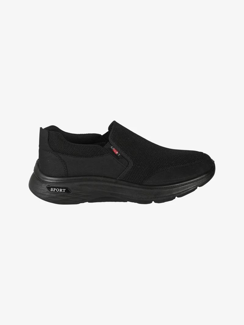 Scarpe slip on da uomo - nero