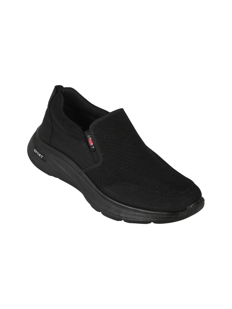 Scarpe slip on da uomo - nero