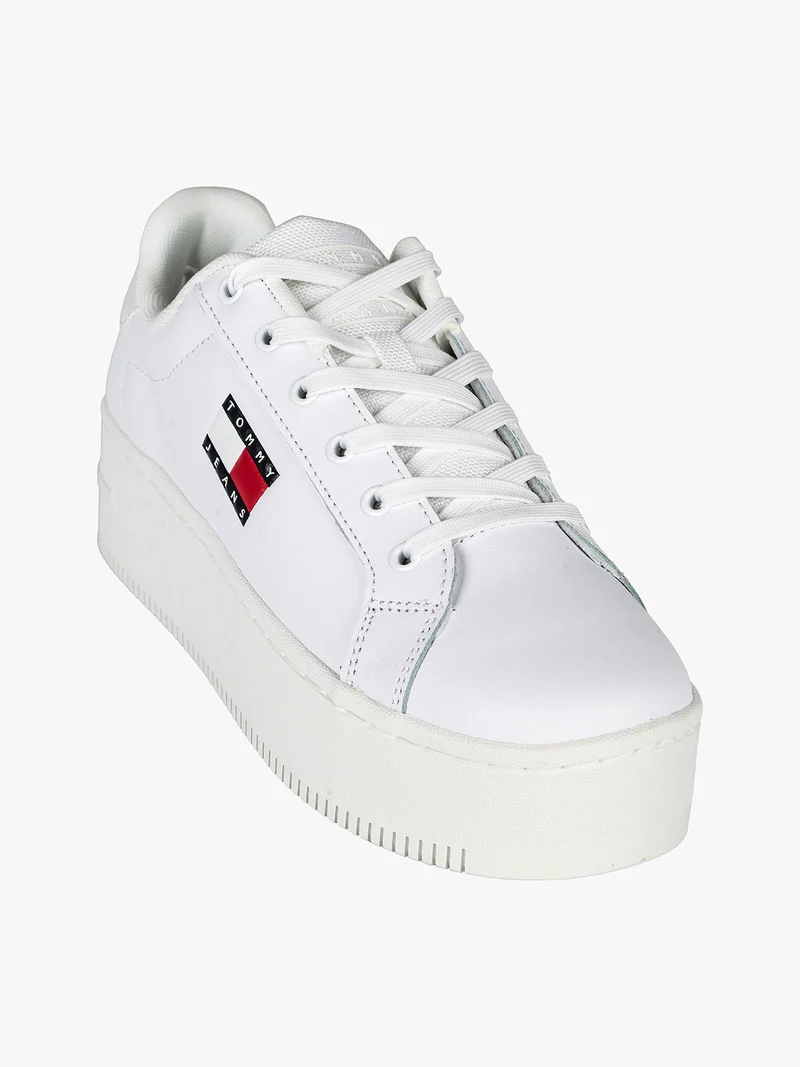 TJW FLATFORM Sneakers in pelle da donna - bianco