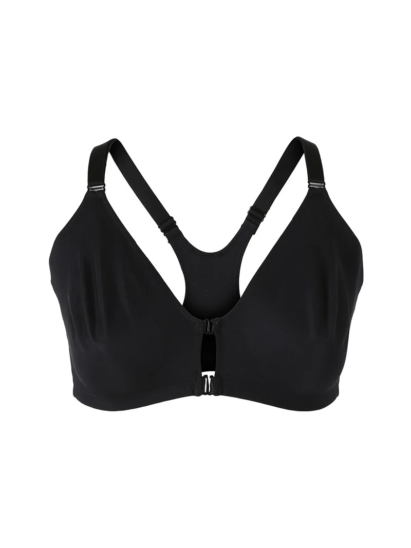 BEAUTY Reggiseno aperto davanti senza ferretto COPPA C- nero