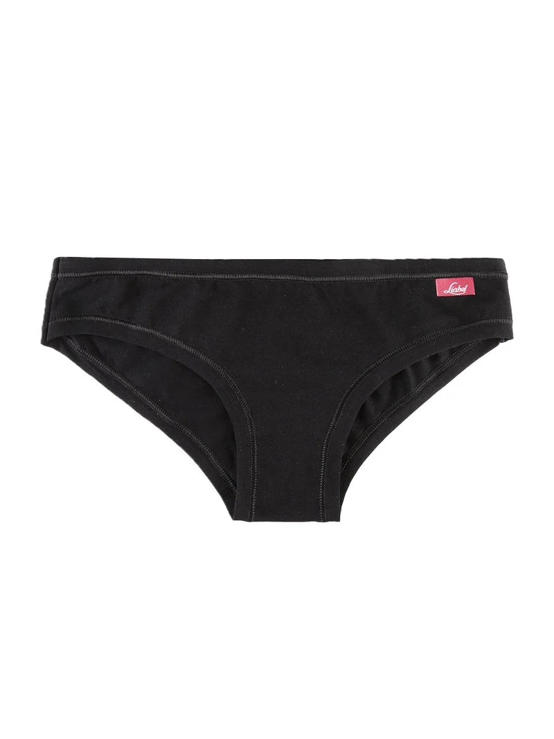 Slip in cotone bielastico - nero