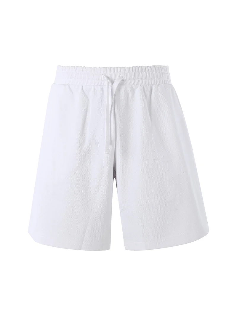 Bermuda da uomo con coulisse - bianco