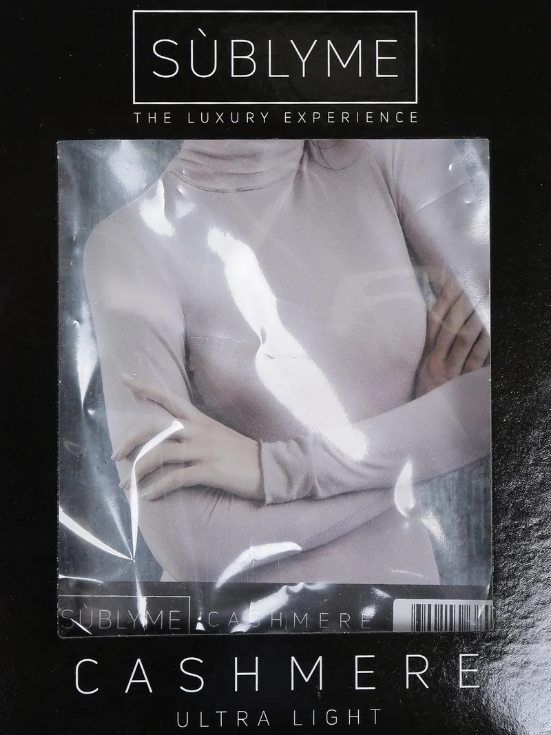 Dolcevita donna in cashmere ultra light - azzurro