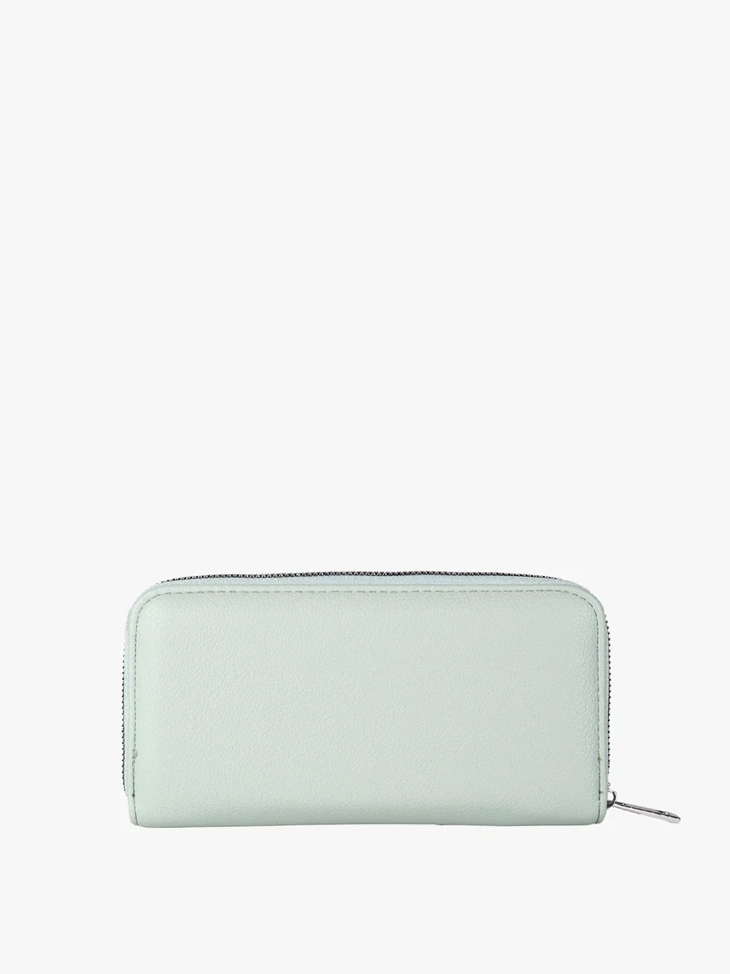 Portafoglio da donna con borchie - verde